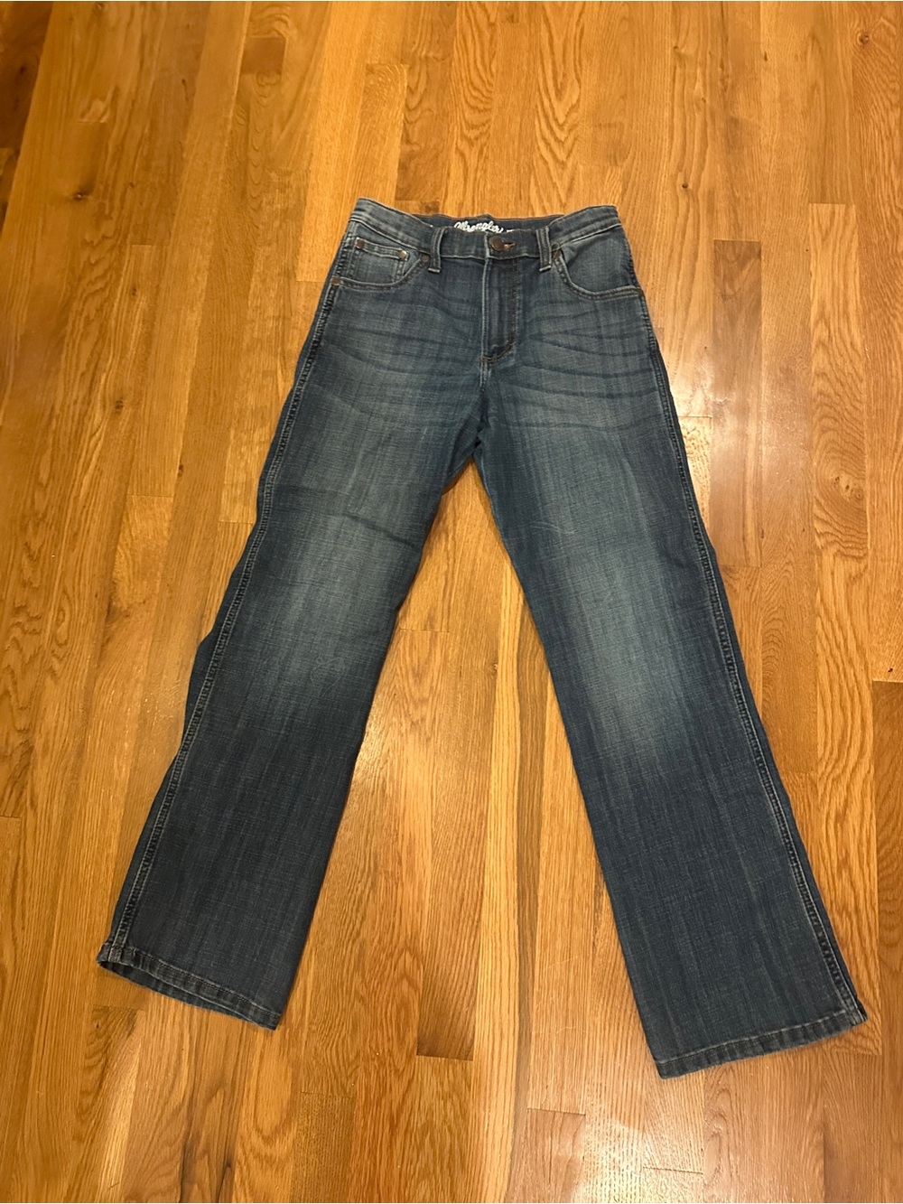 Boys Wrangler retro jeans.